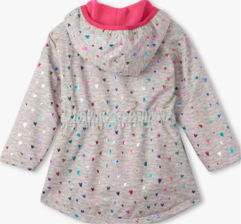 Hatley Rain Jacket - Confetti Hearts