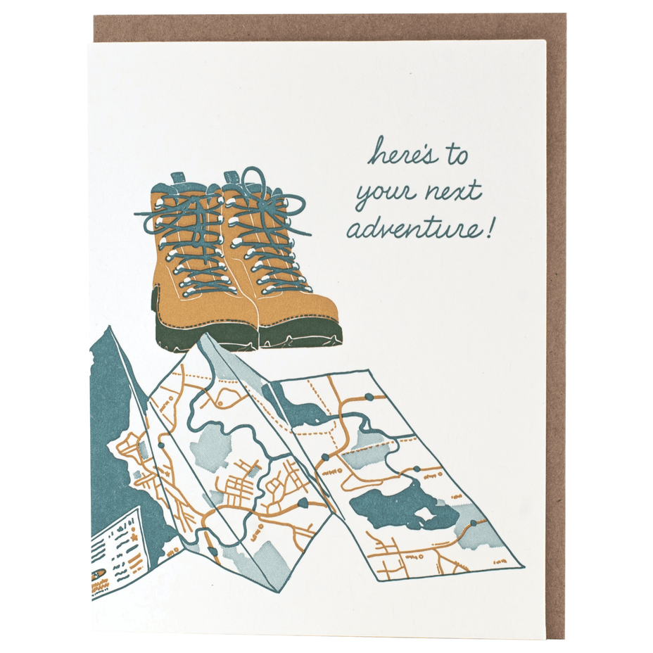 Here’s To Your Next Adventure Congratulations Card