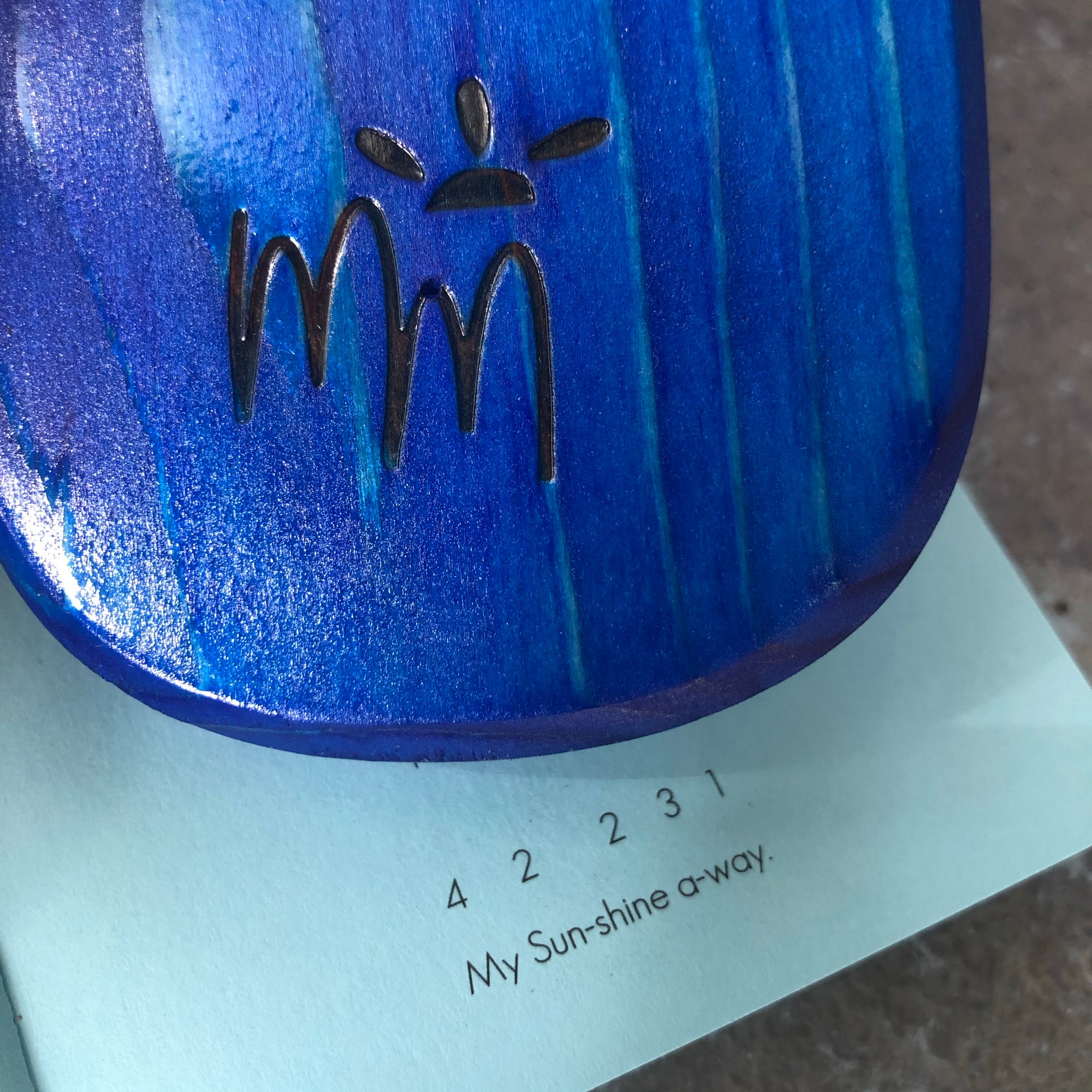 Mountain Melodies Color Pine Thumb Piano