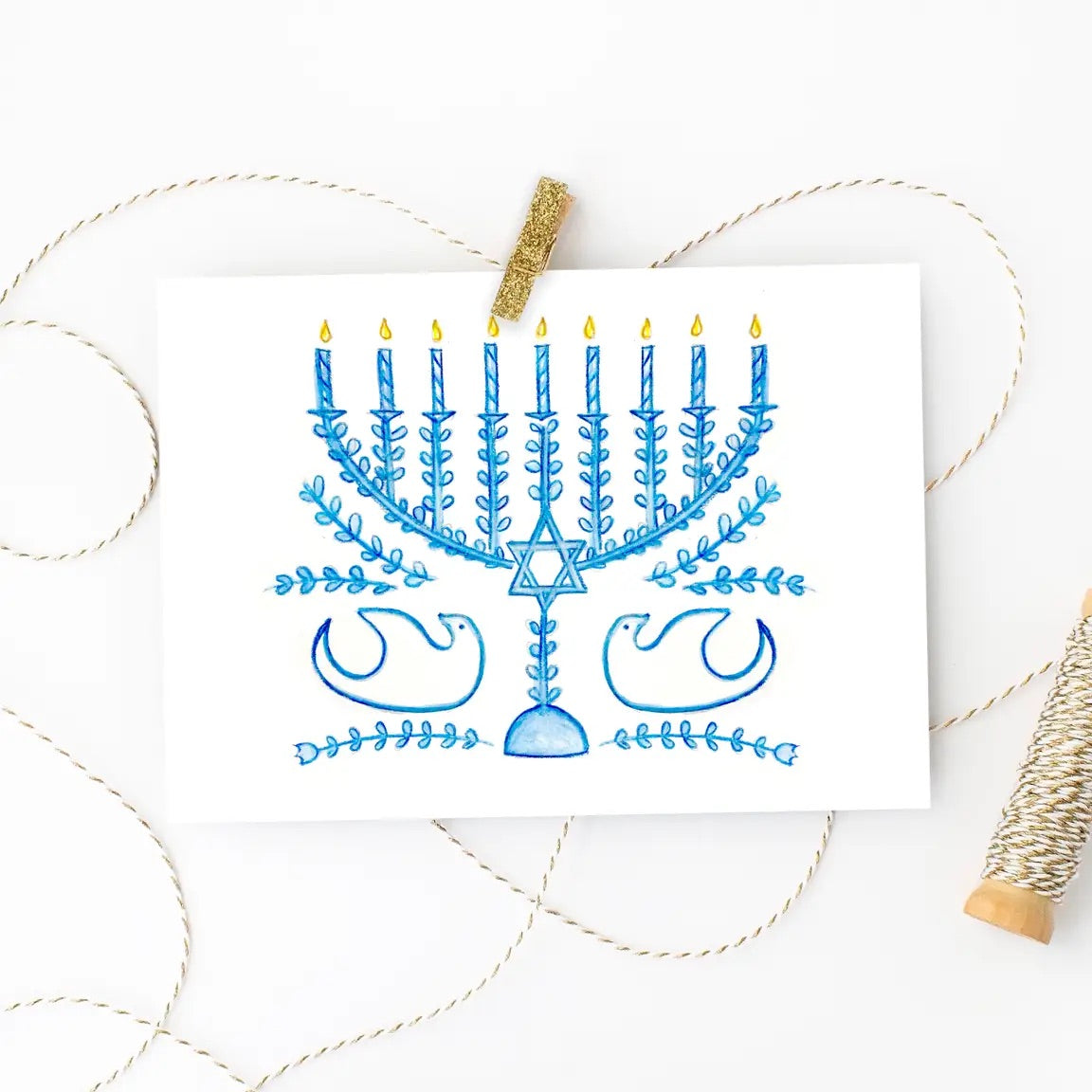 Natty Michele Paperie Happy Hanukkah Card