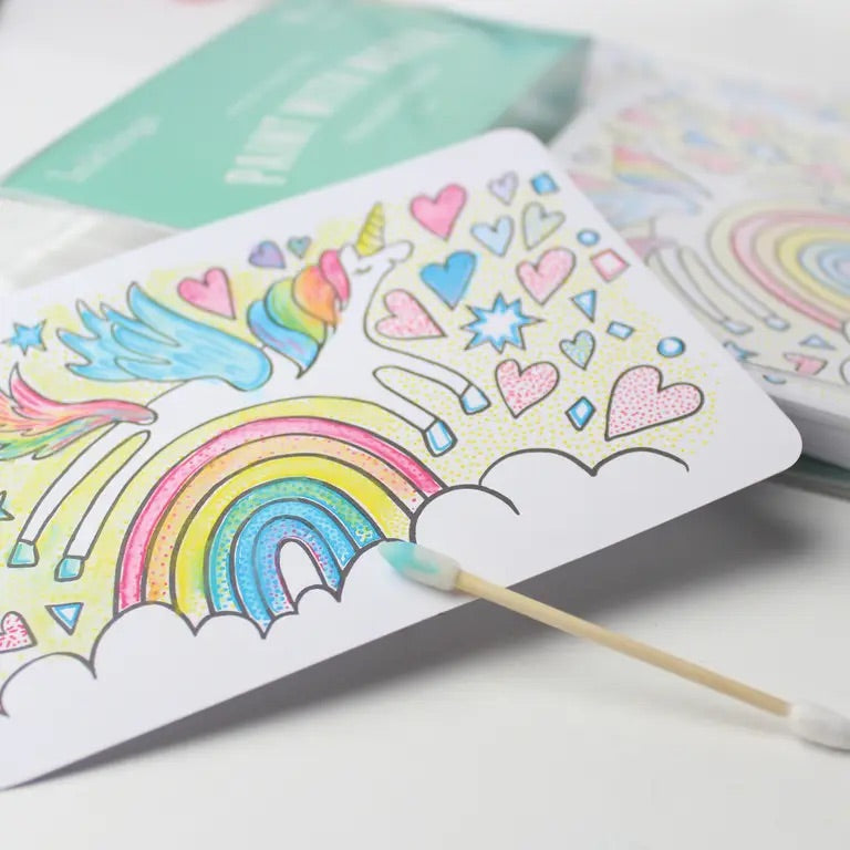 Inklings, Paint with Water Valentines Kit - Unicorn