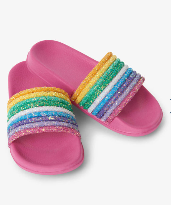 Hatley Over the Rainbow Slide On Sandals