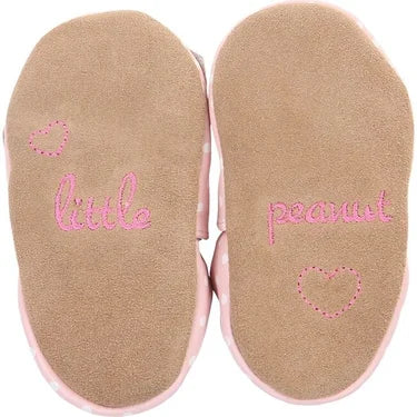 Robeez Little Peanut Elephant Soft Soles - Pink
