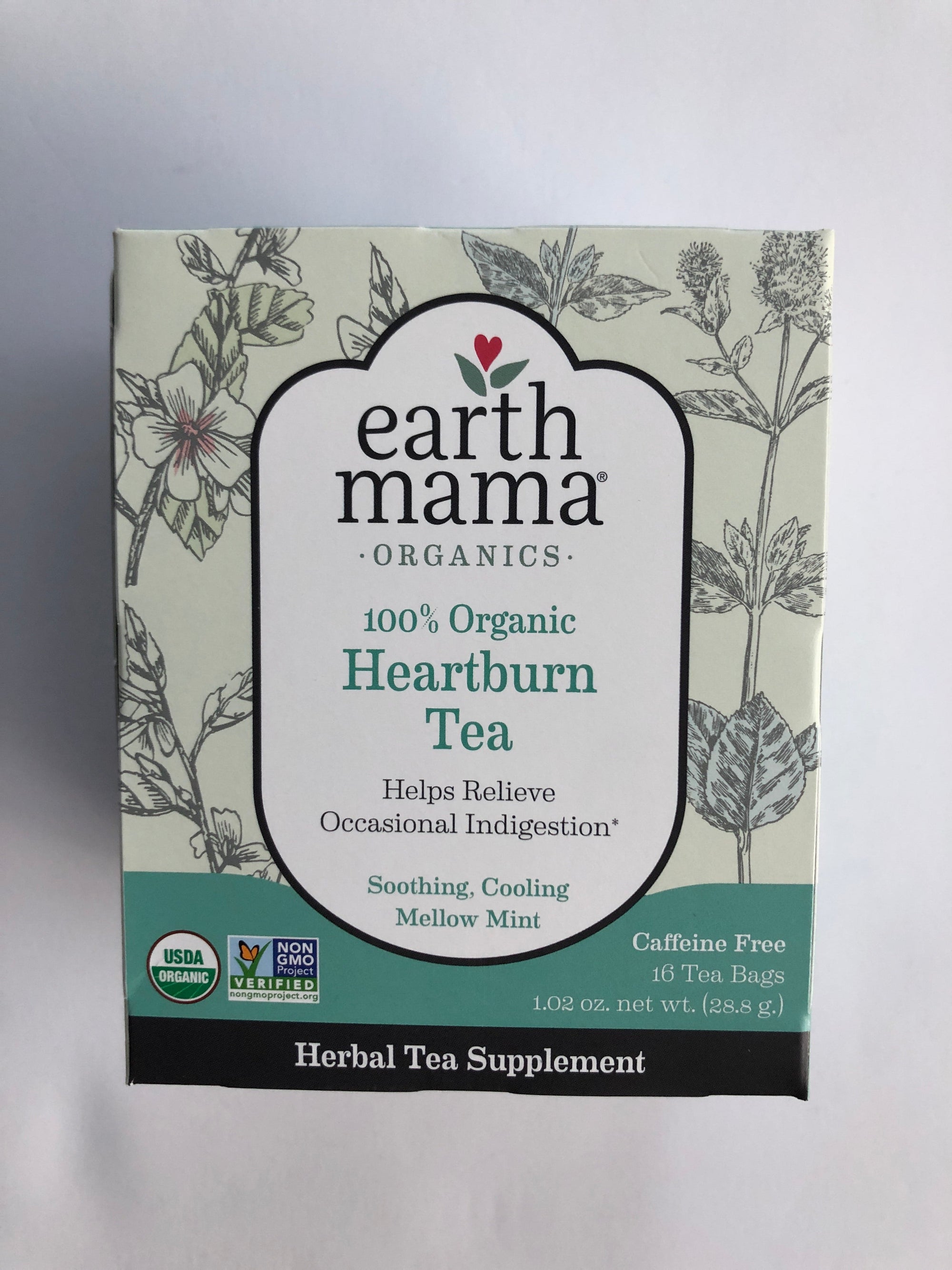 Earth Mama Organics Heartburn Tea