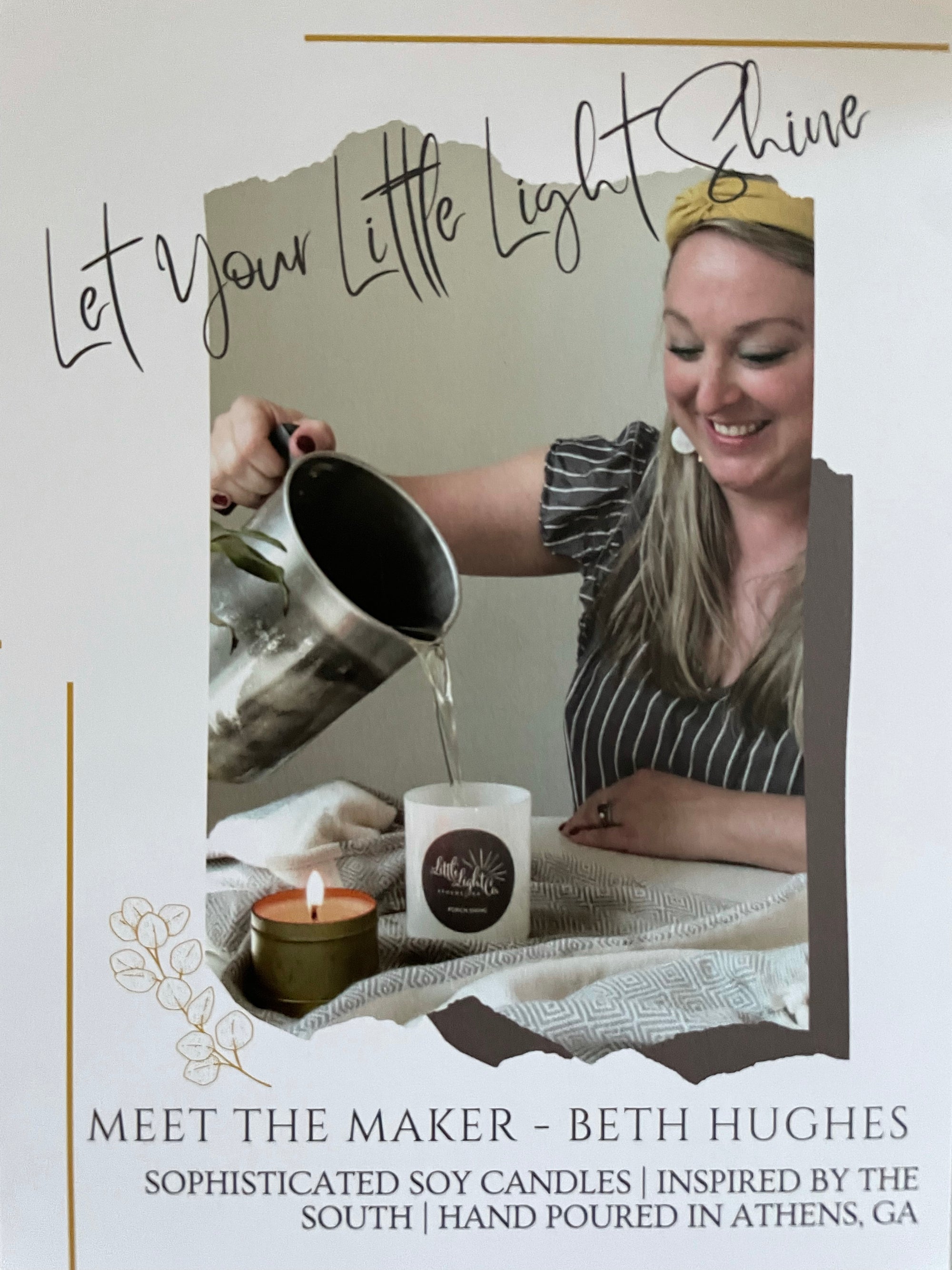 Little Light Co. Athens Made Candles - Longleaf Pine