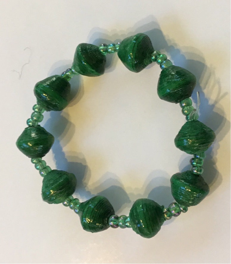 Ornaments for Orphans Children’s Bracelet - Recycled Paper Beads