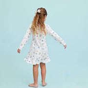 Noomie Cotton Dress - Happy Hanukkah