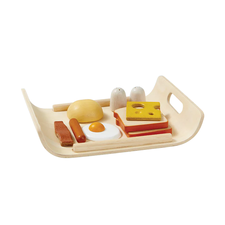 Plan Toys Wooden Breakfast Menu Set