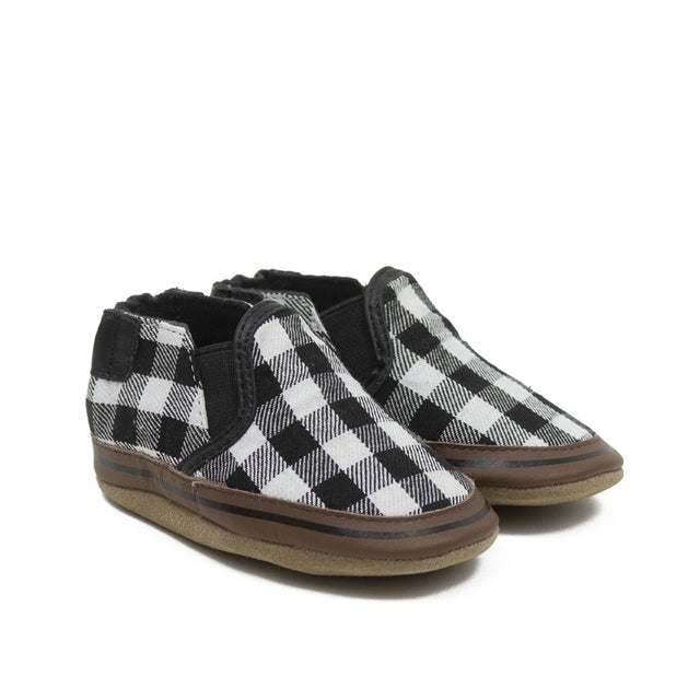 Robeez Soft Soles Liam plaid Shoes