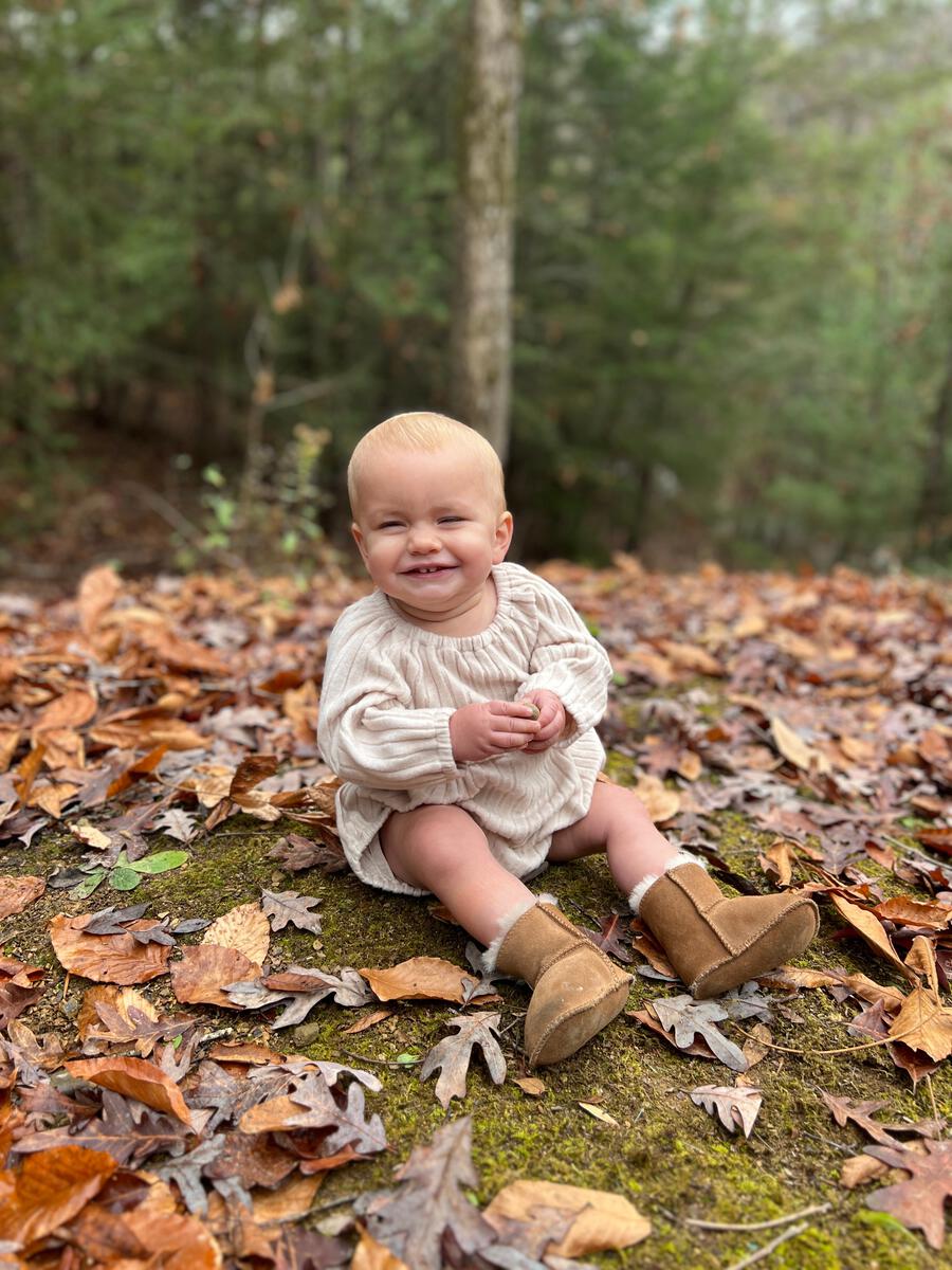 Vignette Daisy Bubble Bodysuit - Tan
