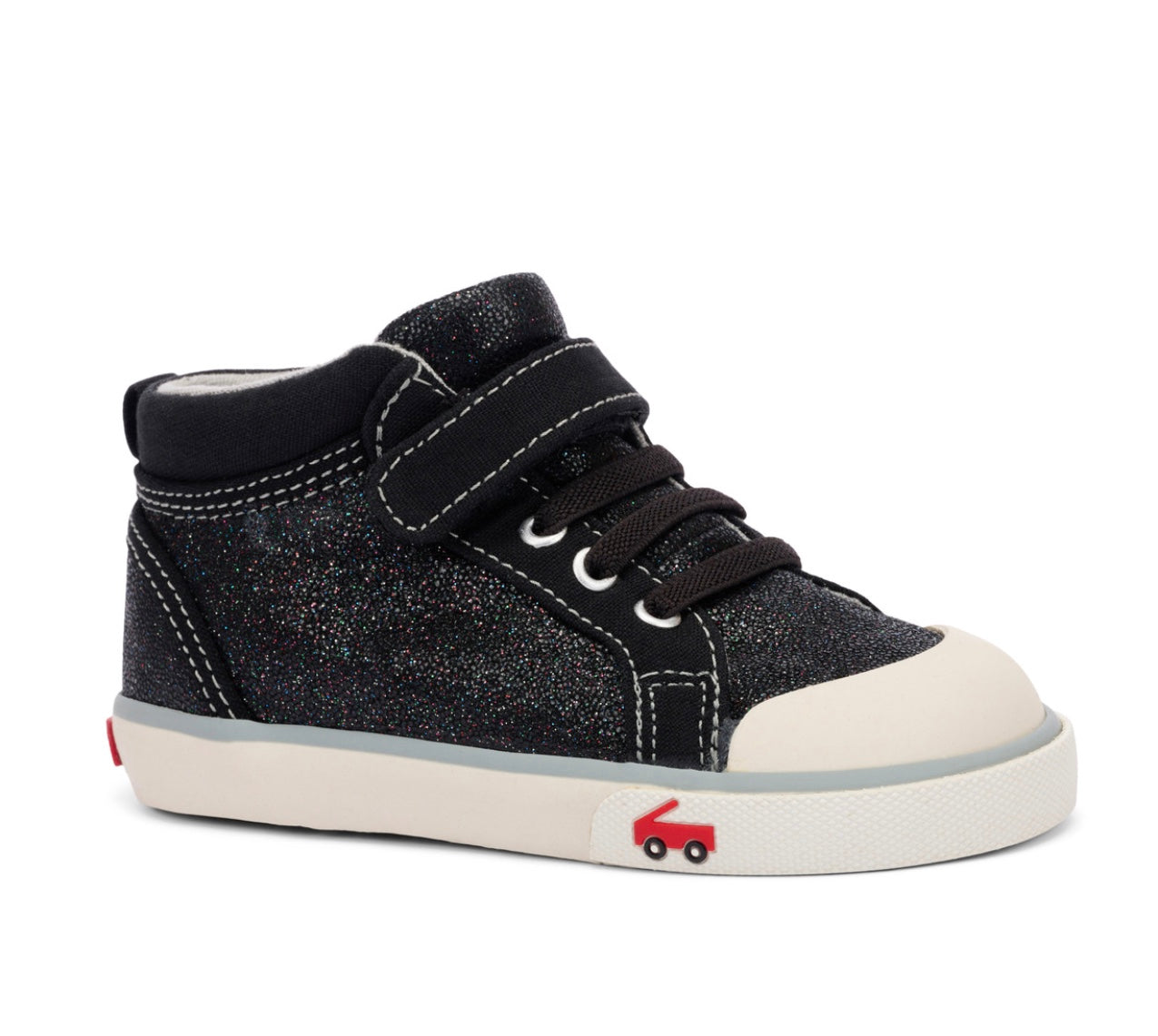 See Kai Run Peyton Shoe - Black Glitter