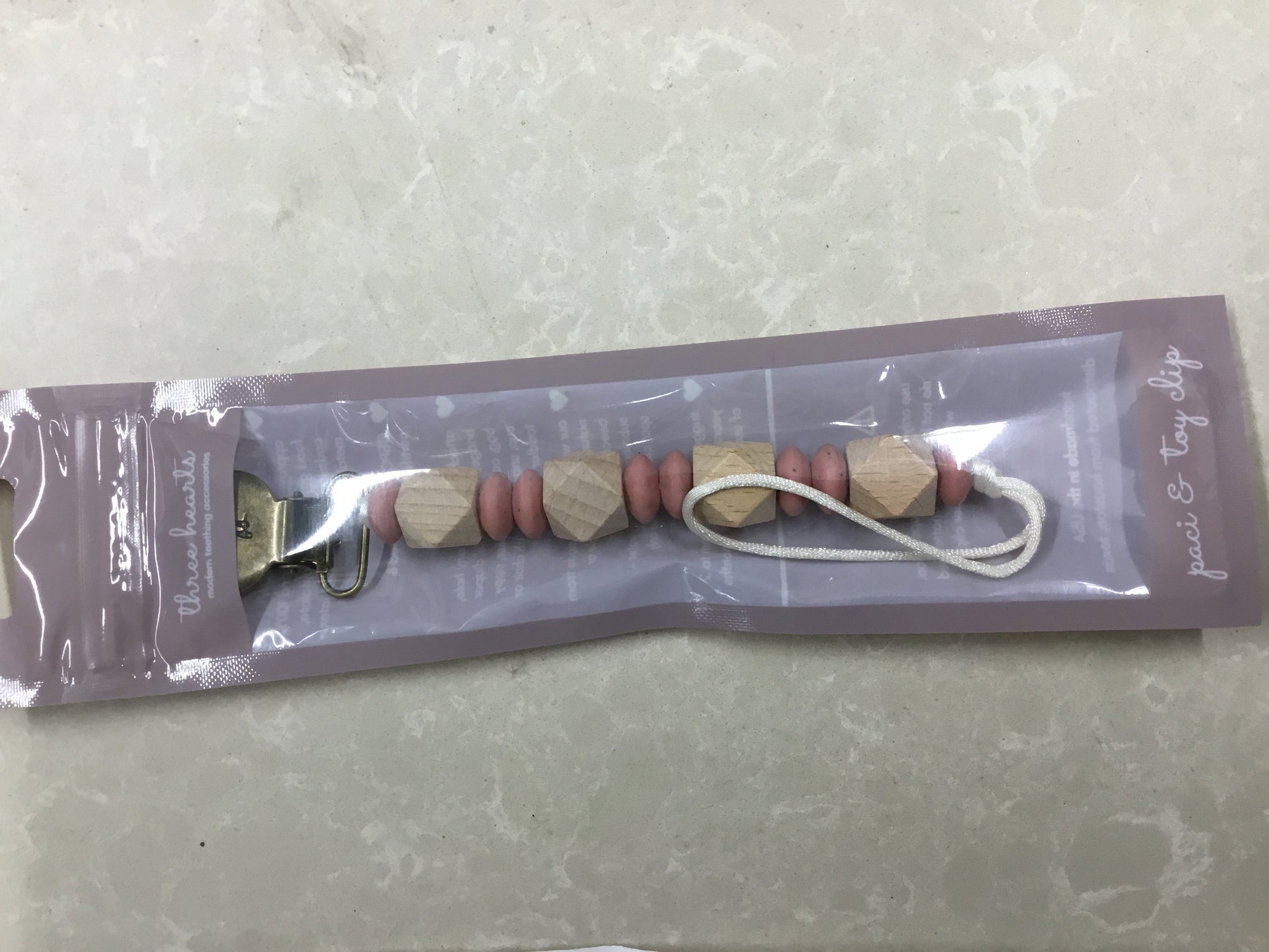 Three Hearts & Co. Pacifier/Toy Clip