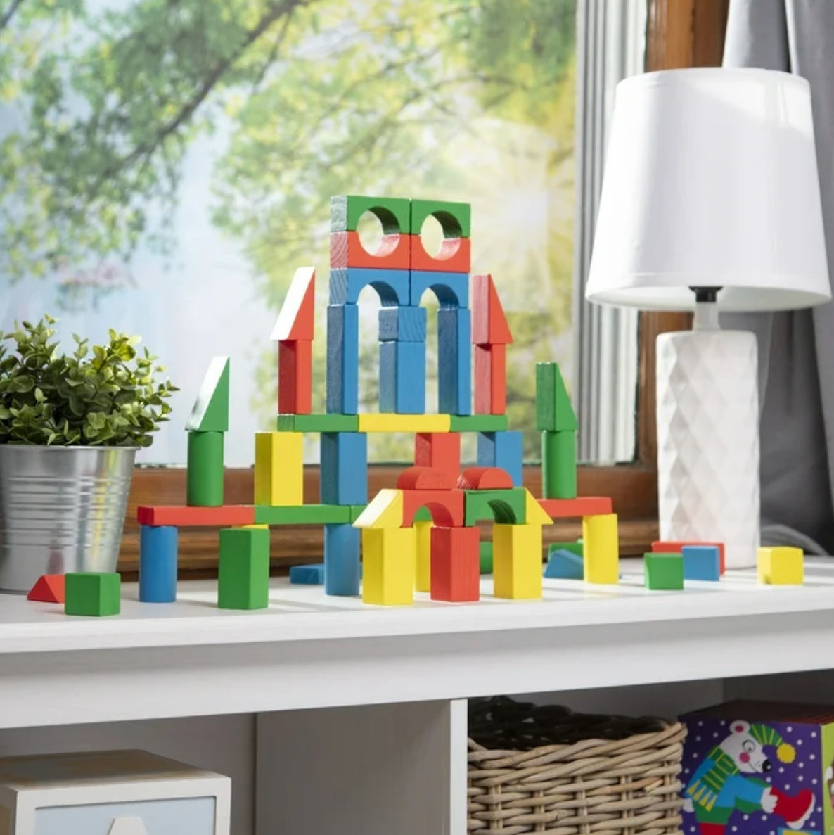 Melissa & Doug - 100 Wooden Blocks