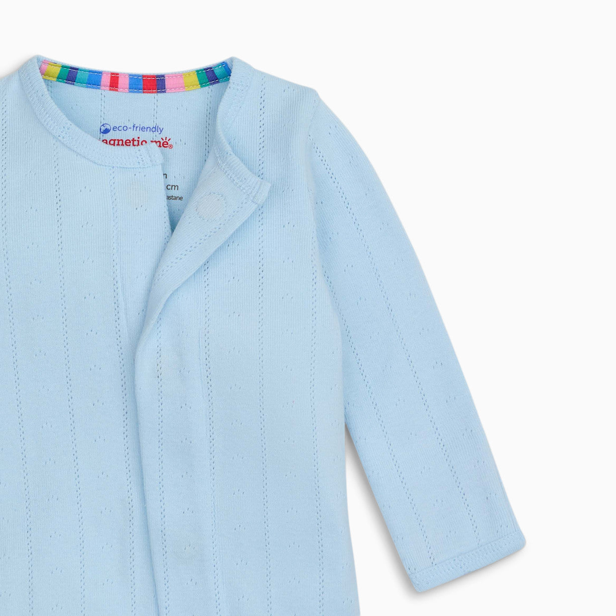 Magnetic Me Pointelle Footie - Blue