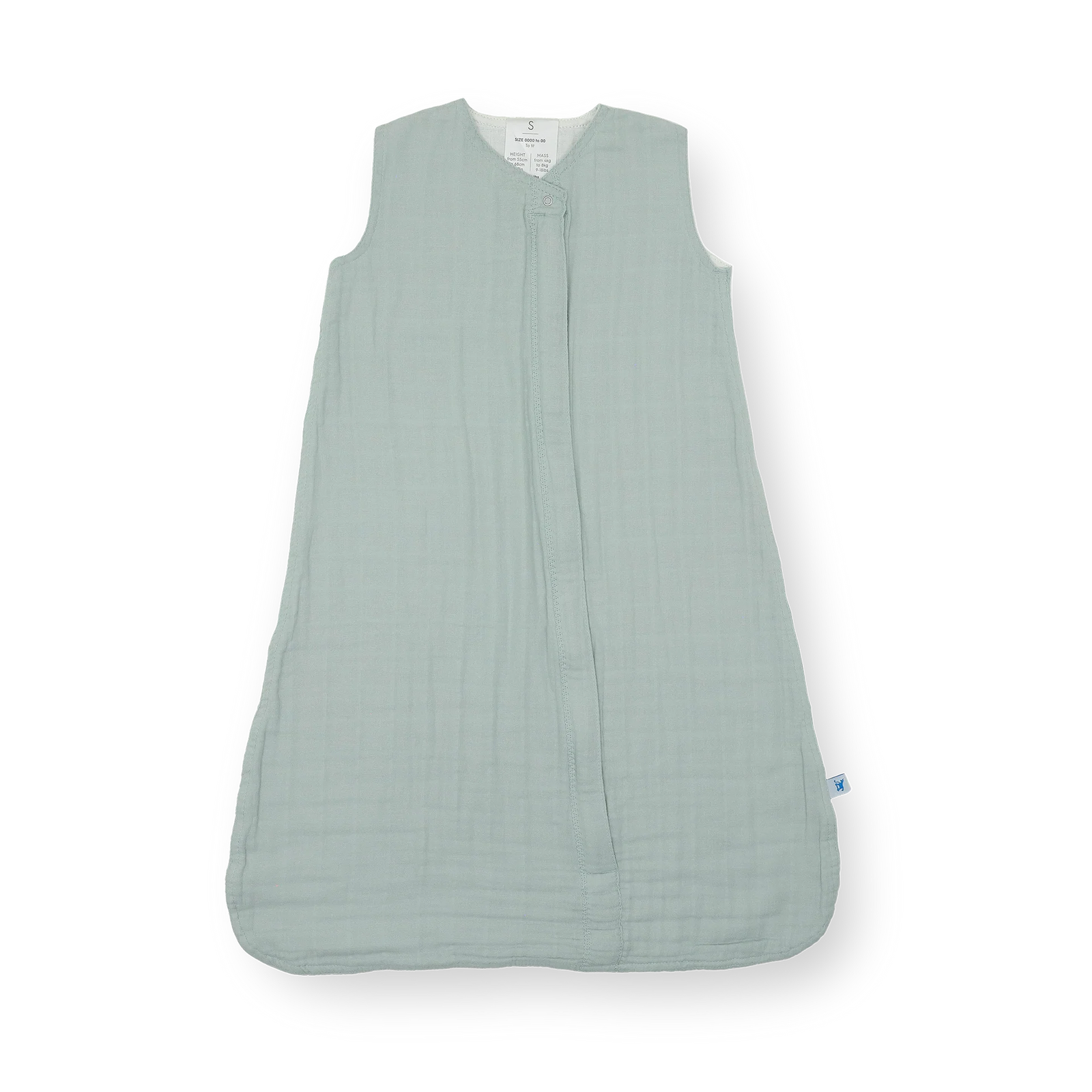 Little Unicorn Cotton Muslin Sleep Bag - Sea Salt