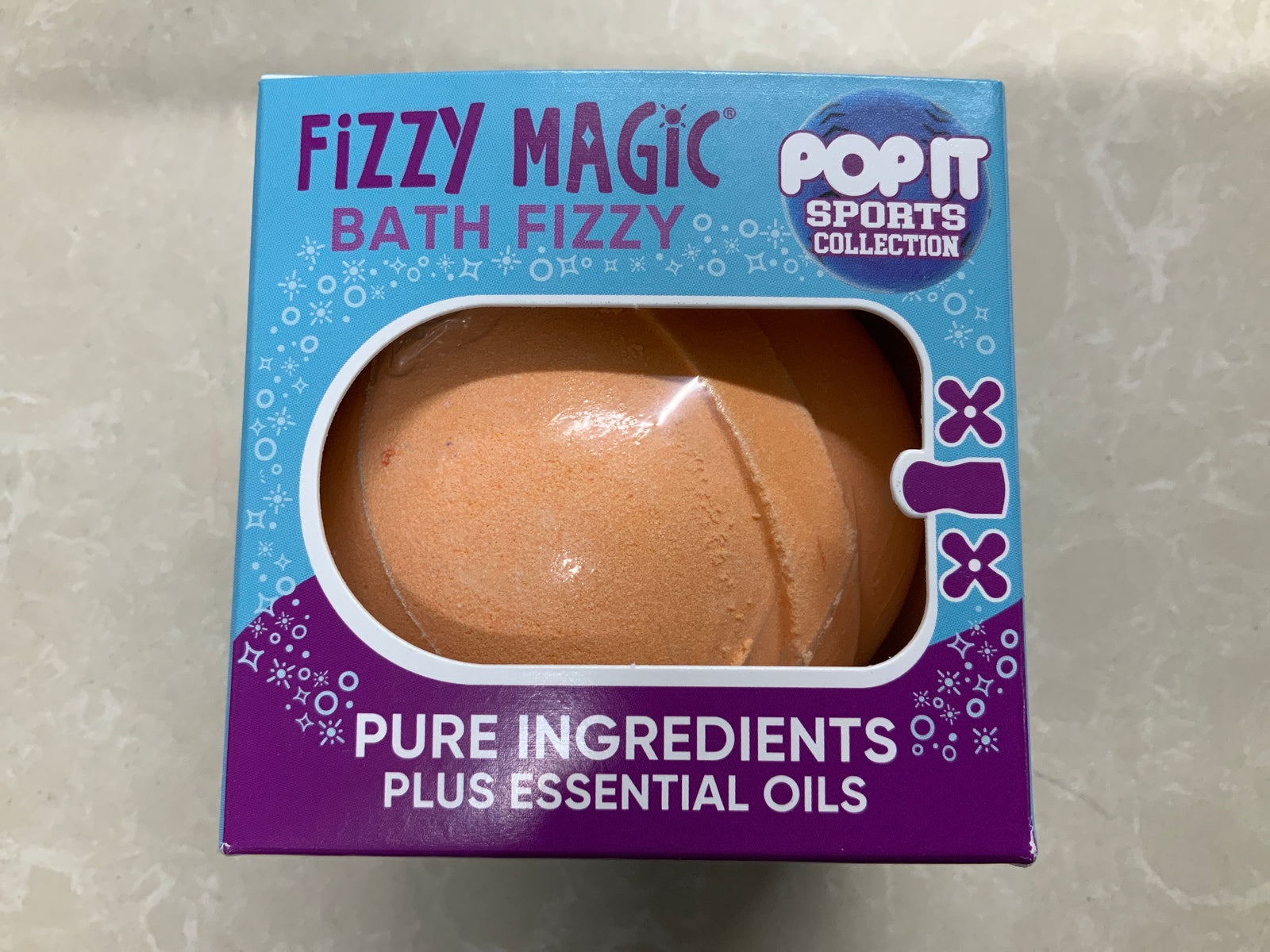 Fizzy Magic Bath Fizzy Surprise Bath Bomb: Pop-It Sports Design