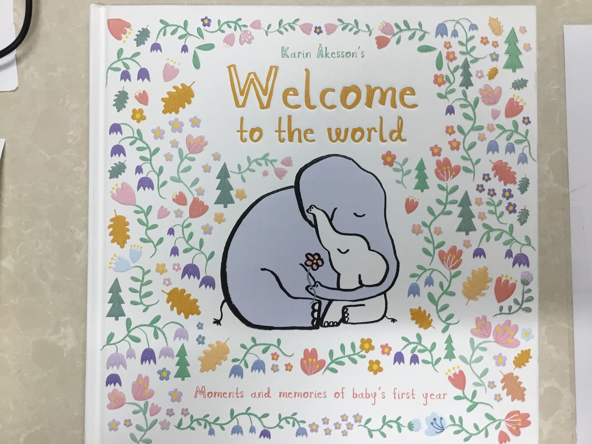 Welcome To The World Baby Book