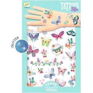 DJECO Temporary Tattoos - Dream Butterflies