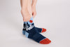 Merino Wool Mini-Crew Socks (Kids): Mountain