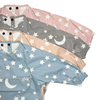 The Grayson Long Sleeve Bib - Starry Night: Cloud Gray