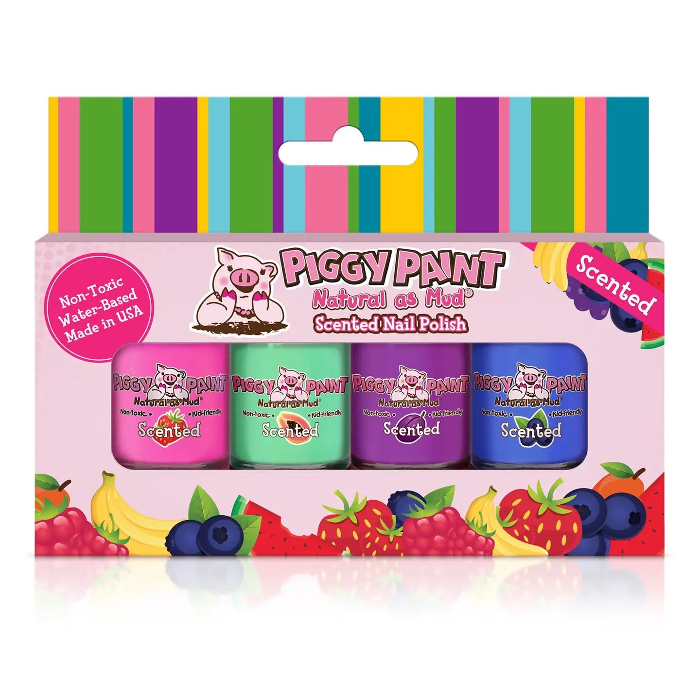 Piggy Paint  Nail Polish - Scented Fruit Fairy 4 Polish Box Set