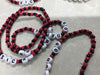 UGA Red and Black Beaded Bracelet-Assorted