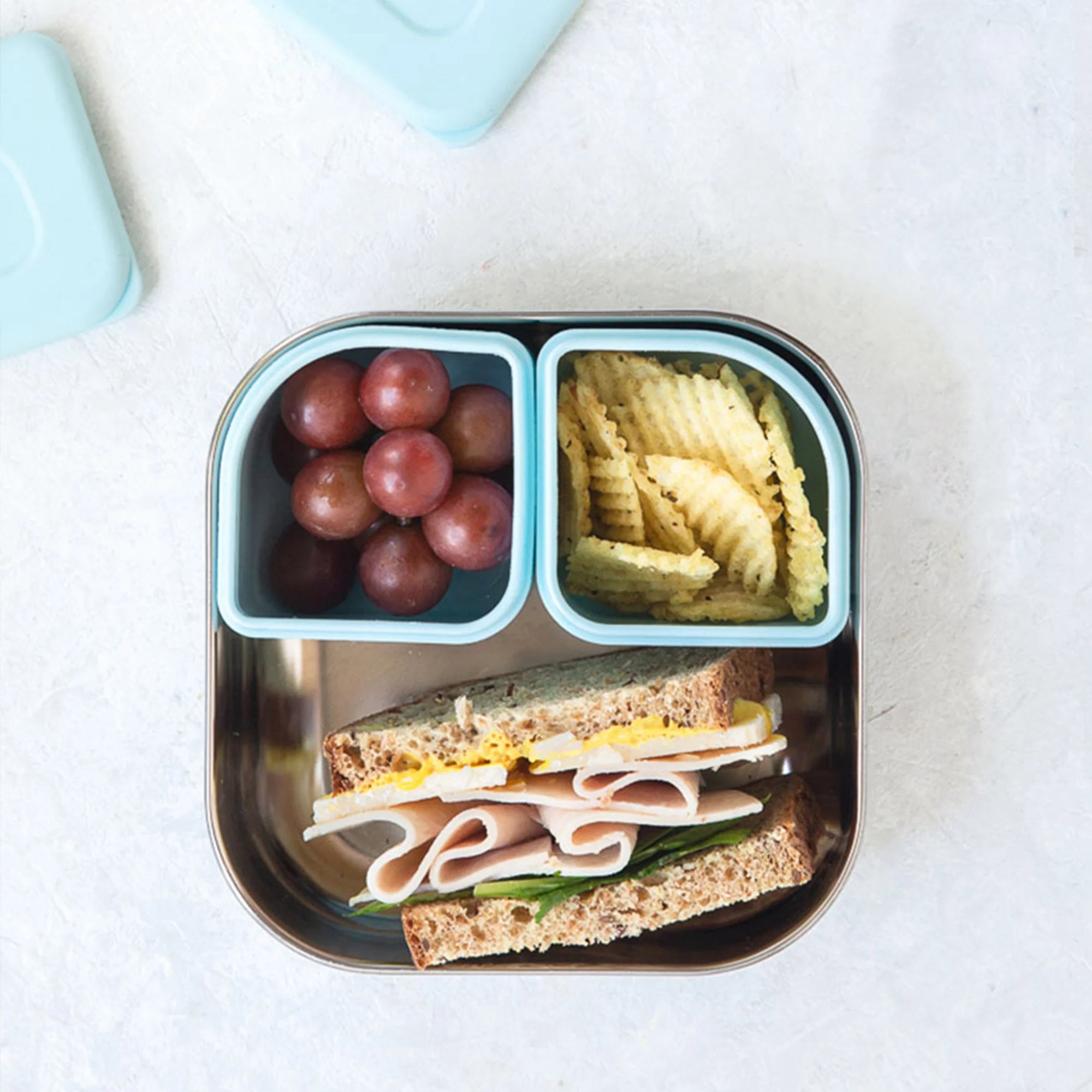 Miniware GrowBento Lunch Set - Snow + Aqua