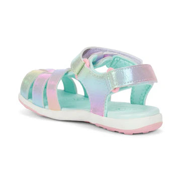 See Kai Run Paley II Water Sandal - Silver Rainbow