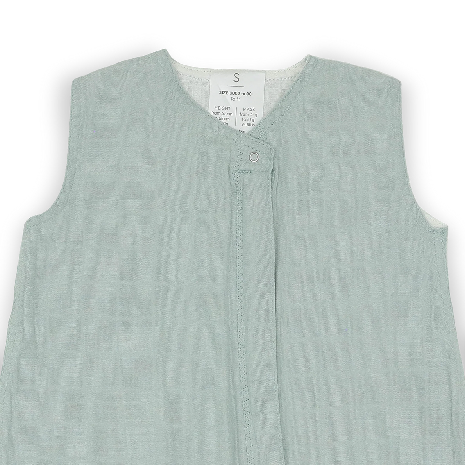 Little Unicorn Cotton Muslin Sleep Bag - Sea Salt