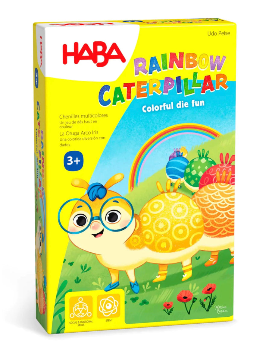 HABA Rainbow Caterpillar Arranging Game