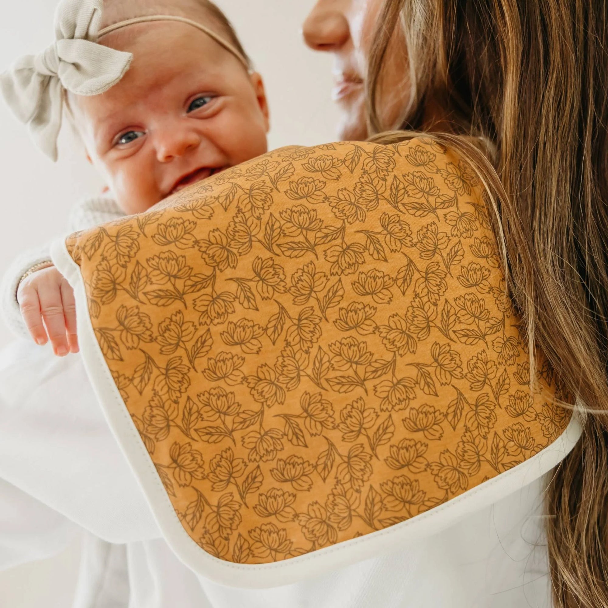 Copper Pearl Burp Cloth (Set of 3) - Eden