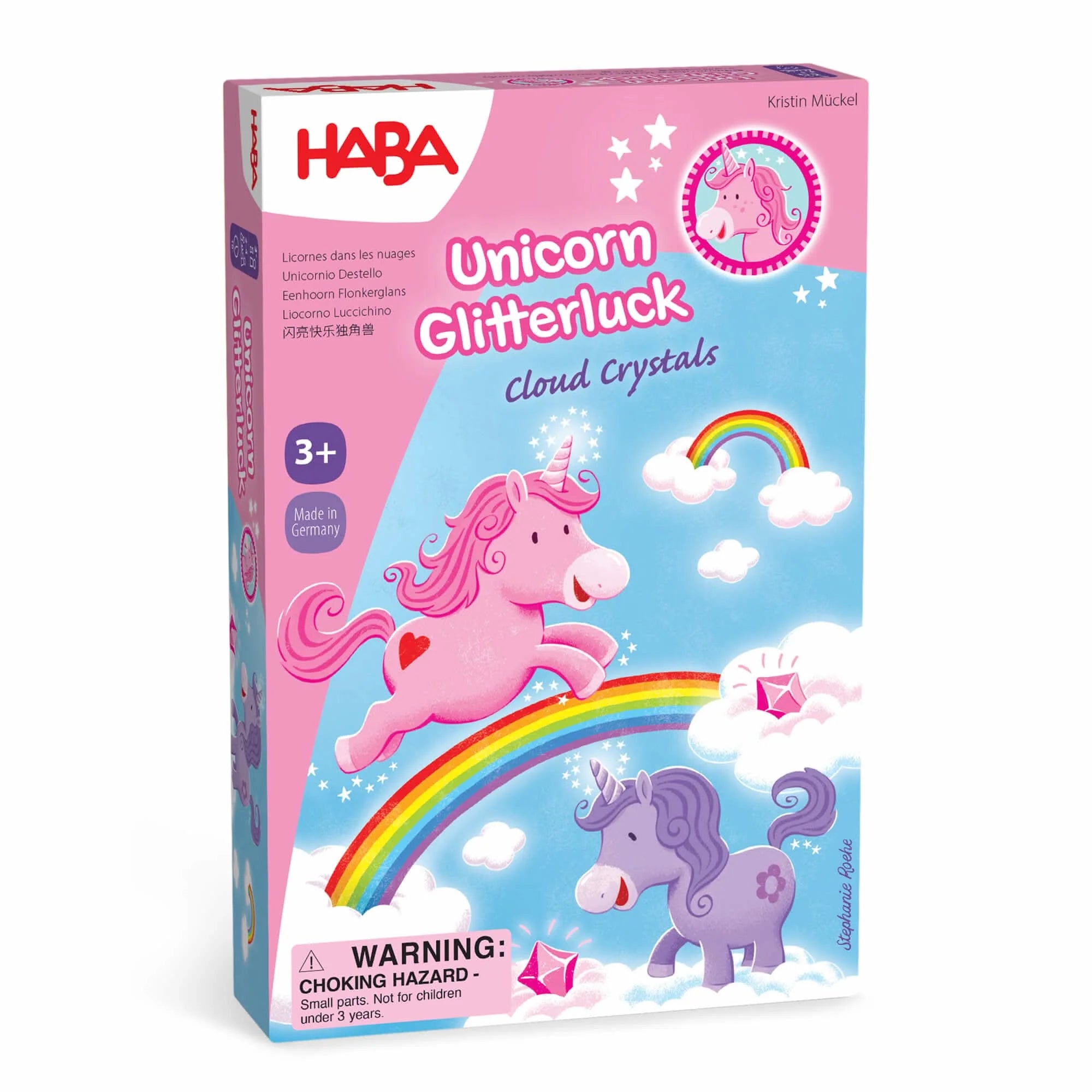 HABA Toys Unicorn Glitterluck Cloud Crystals