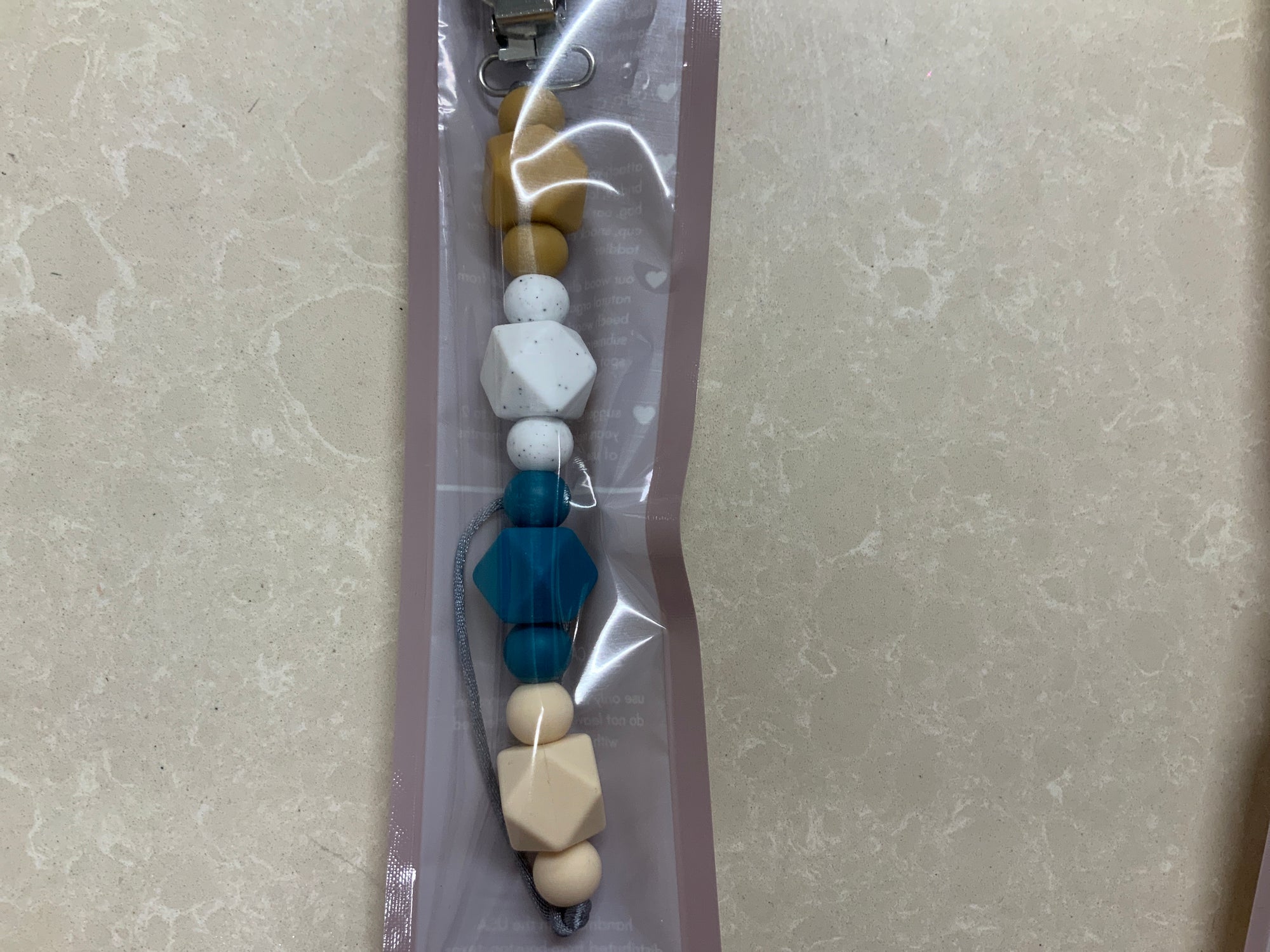 Three Hearts &amp; Co. Pacifier/Toy Clip