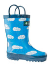 Oakiwear Loop Handle Rubber Rain Boots - Clouds
