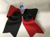 Wee Ones Huge Two-Tone Bow- Red &amp; Black