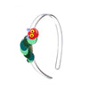 Lilies &amp; Roses Caterpillar Green Shades Headband