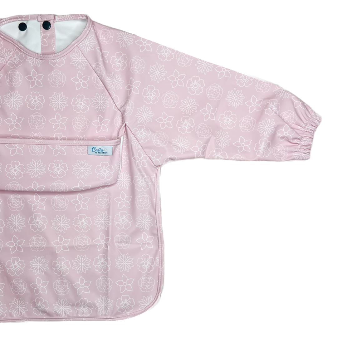 The Grayson Long Sleeve Bib - Blossom: Petal Pink