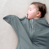 Classic Zipadee-Zip Swaddle Transition: Grey / S 4-8 months (12-19 lbs, 25-29 inches)