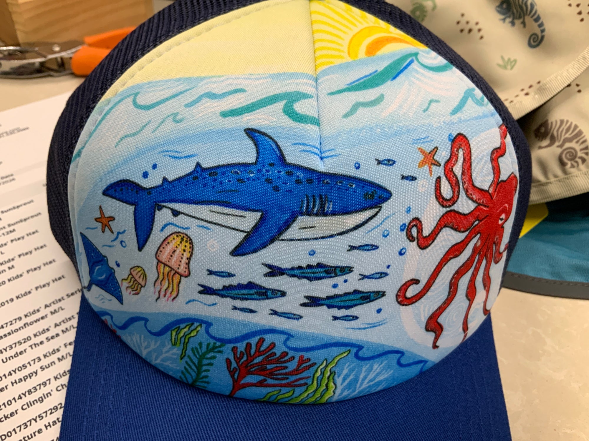 Sunday Afternoons Kids' Artist Series Trucker Hat M/L - Under the Sea