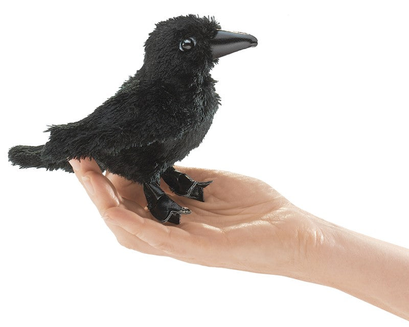 Folkmanis Puppets - Mini Raven Finger Puppet