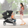 Resale Chicco Bravo for 2 Double Sit &amp; Stand Keyfit Infant Carseat Compatible Stroller