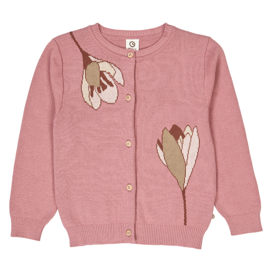 Musli Autumn Knit Floral Cardigan - nostalgia rose