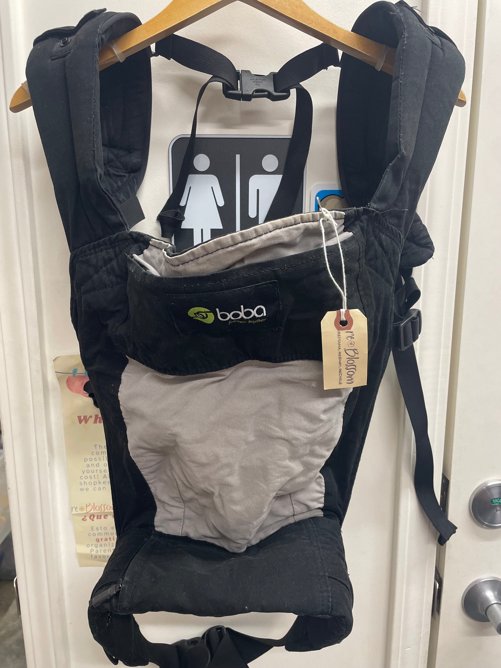 Resale boba Soft-Structured Baby Carrier in Black