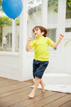 Diving Neon Yellow Short Swim Top: Neon Yellow / L(4-5T)