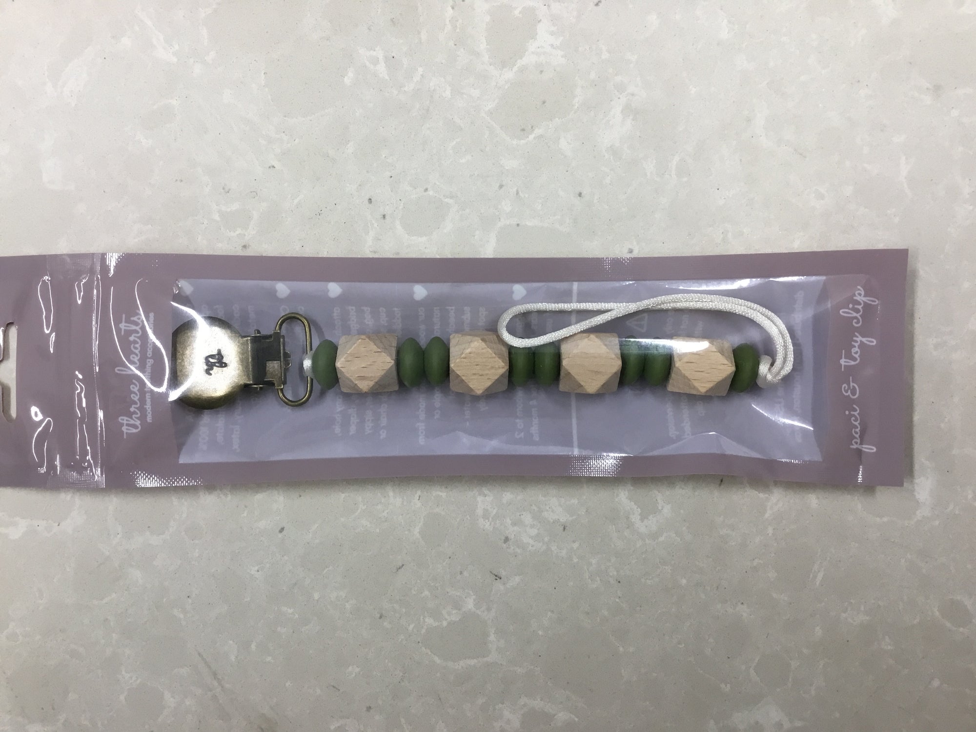 Three Hearts &amp; Co. Pacifier/Toy Clip