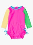 Ruffle Butts girls long sleeve one piece rash guard