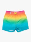 Rugged Butts neon sunset swim trunks