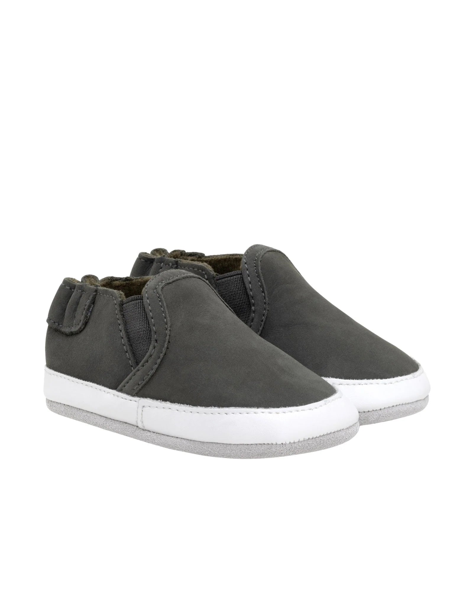 Robeez Soft Soles Liam Grey Shoes