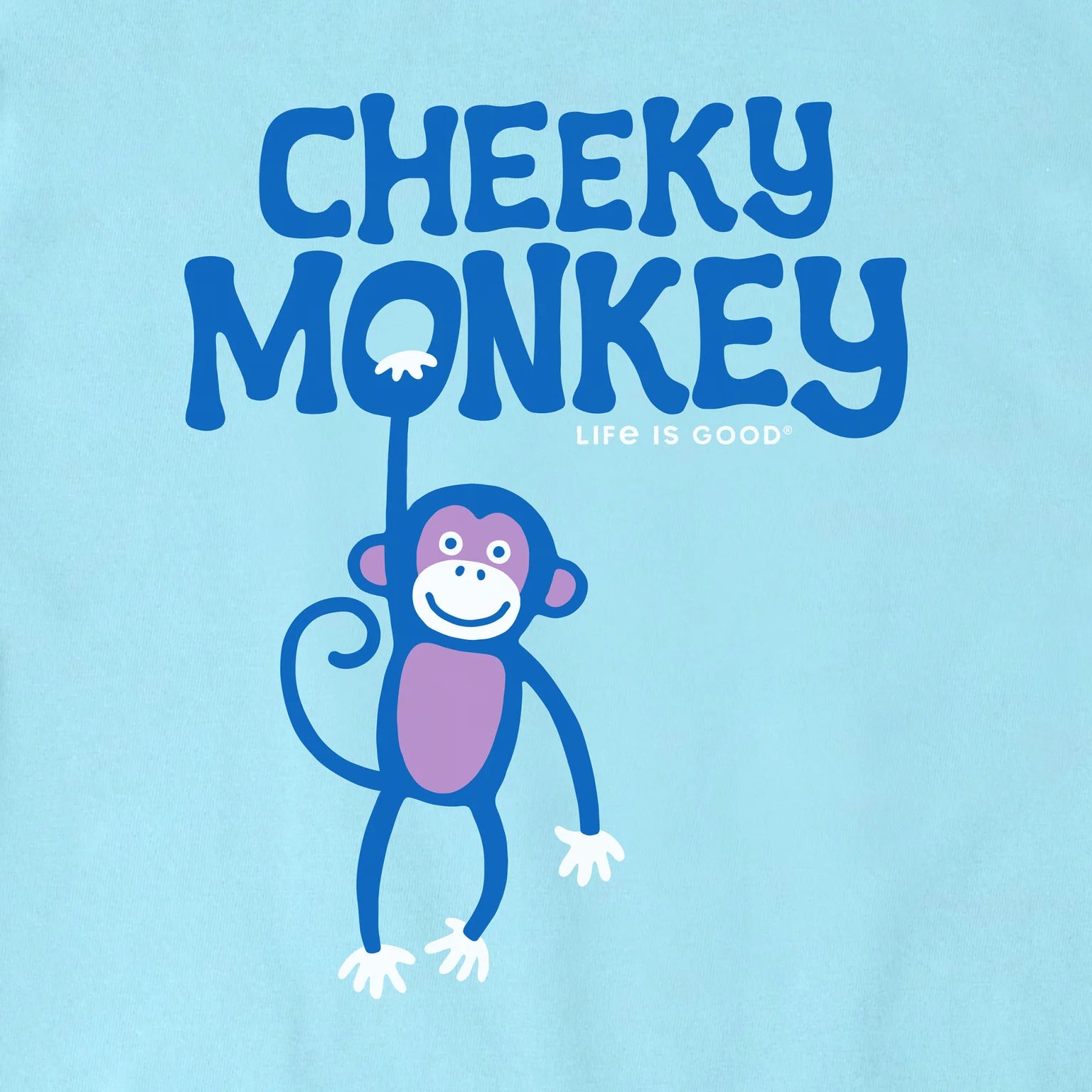 Life is Good Baby Cheeky Monkey Bars Short Sleeve Crusher Baby Bodysuit