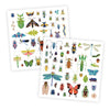 Djeco Metallic Microcosmos Sticker Sheets